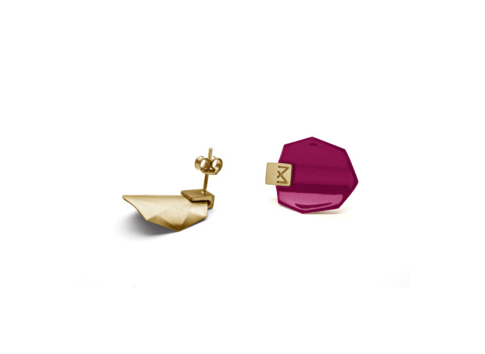 metalgloss-fuchsiapink-octagon mini